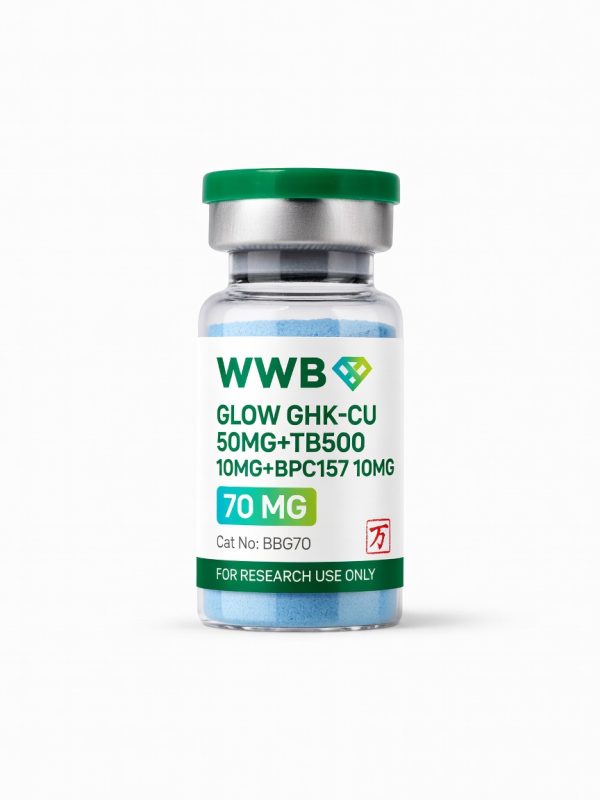 GLOW GHK-CU 50mg+TB500 10mg+BPC157 10mg