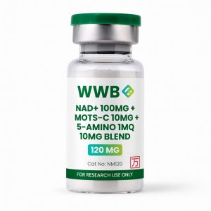 NAD+ 100mg + Mots-C 10mg + 5-Amino 1MQ 10mg Blend